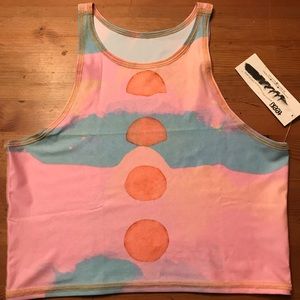 Teeki Mermaid Tank New Moon NWT